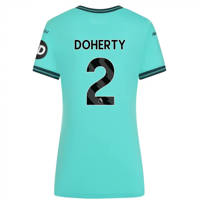Wolves Fanshop | 25-26 Wolves Pro Away Shirt – Womens DOHERTY 2 Wolves Merchandise Collection